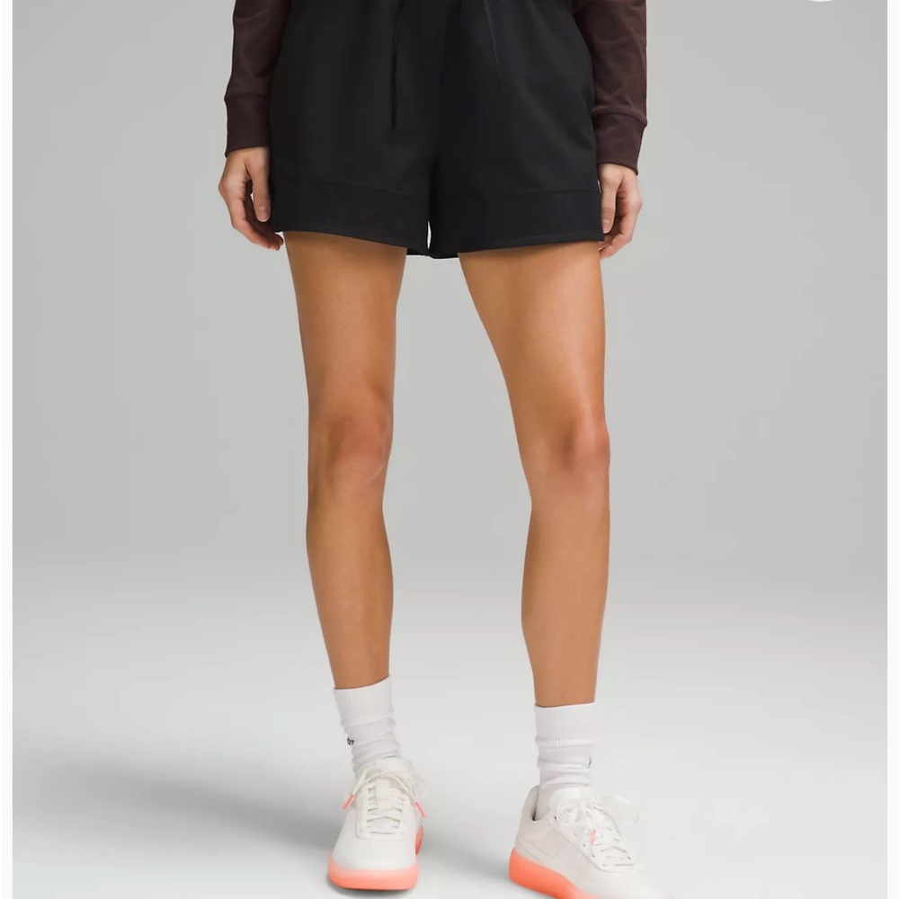 Women's Black Lululemon High Rise Shorts